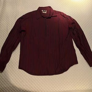 Versace Jeans Couture Vintage Men’s Half Button Dress Shirt